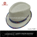 paper cloth custom made fedora hat